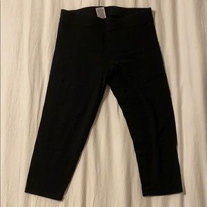 black 1/2 leggings